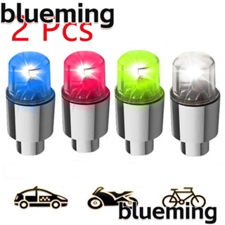 Blueming2 ไฟ LED หลากสี อุปกรณ์เสริม สําหรับติดขอบล้อรถยนต์ 2 ชิ้น