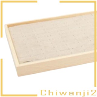 [Chiwanji2] ถาดไม้ สําหรับใส่เครื่องประดับ สร้อยคอ สร้อยข้อมือ จี้