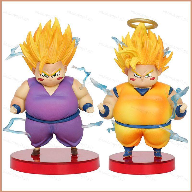 โมเดลตุ๊กตาฟิกเกอร์ Dragon Ball Fat Son Goku Son Gohan Super Saiyan 23 ...