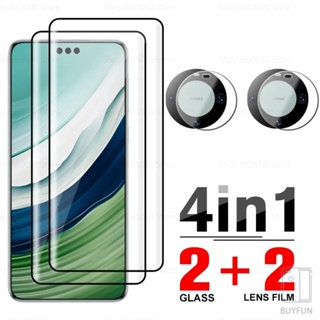 4In1 Full Cover Tempered Glass Protector Screen Protection Film For Huawei Mate 60 Pro 5G 6.82inch ALN-AL80 AL10 AL00 Mate60 6.69"