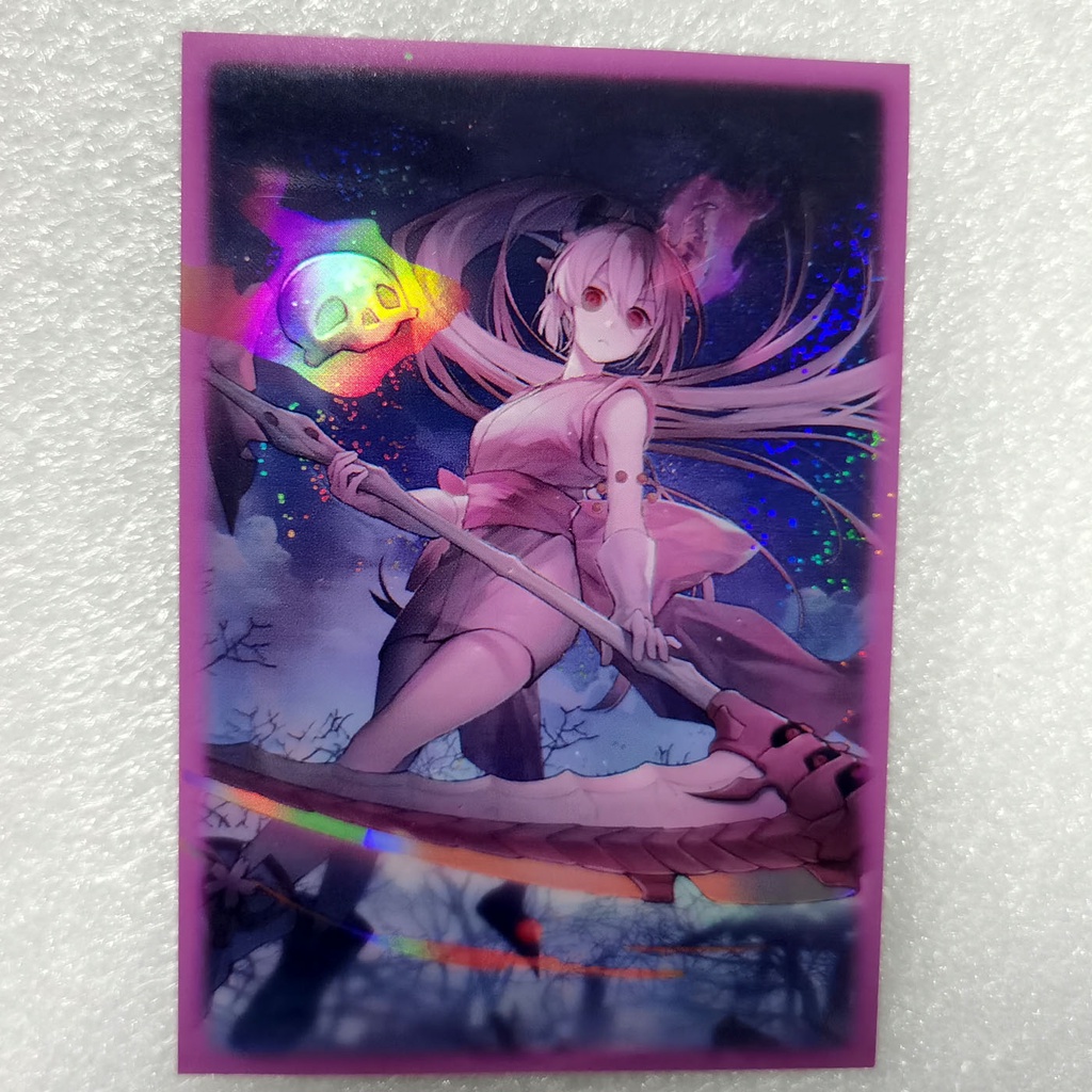 50PCS Yugioh OCG Cards Sleeve YuGiOh! Figure Red Blossoms from