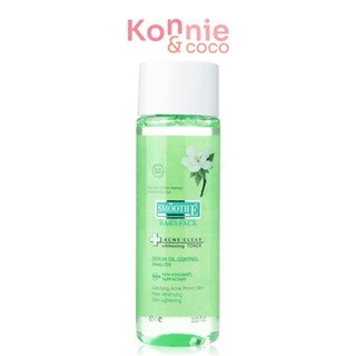 Smooth E Acne Clear Whitening Toner สมูทอี โทนเนอร์บำรุงผิวหน้า เหมาะสำหรับผิวบอบบางแพ้ง่ายและมีแนวโน้มเป็นสิวง่าย.