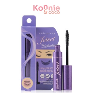 Cute Press Jet Set Mascara Washable 5g #Black.