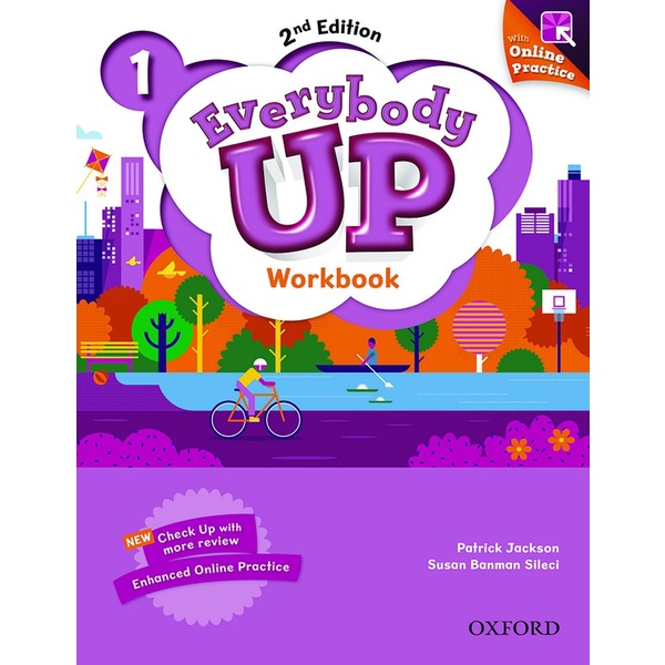 bundanjai-หนังสือเรียนภาษาอังกฤษ-oxford-everybody-up-2nd-ed-1-workbook-online-practice-p