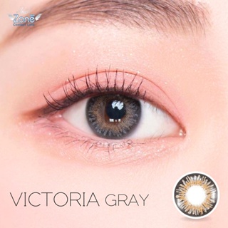 Angel Zone คอนแทคเลนส์ รุ่น 14.2 Victoria Gray/Brown (รองรับค่าสายตาปกติและสายตาสั้น -0.50 ถึง -7.00)