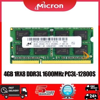 ไมครอนMicron 4gb 2rx 8 Ddr 3 1066 Mhz Pc 3-8500 S 204 Pin So - Dimm หน่วยความจําแล็ปท็อป Ram 1 . 5 Vโน็ตบุ๊ค