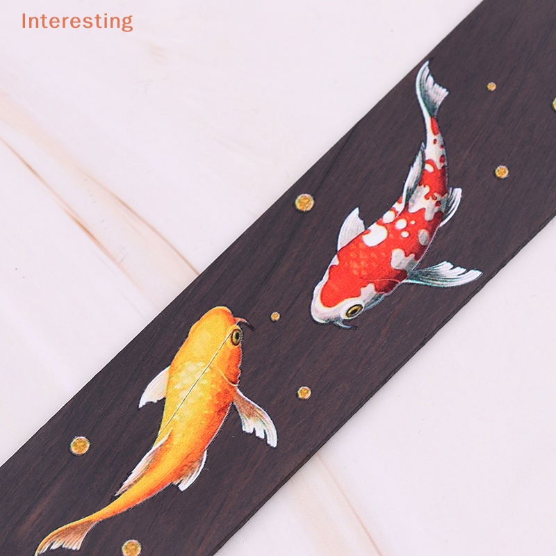interesting-ที่คั่นหนังสือ-จี้พู่-รูปปลาคาร์พ-สไตล์จีน-สร้างสรรค์