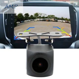⚡NEW 9⚡Black Metal Car Fisheye Silver Lens Front Camera Wide Viewing Angle and Reliable