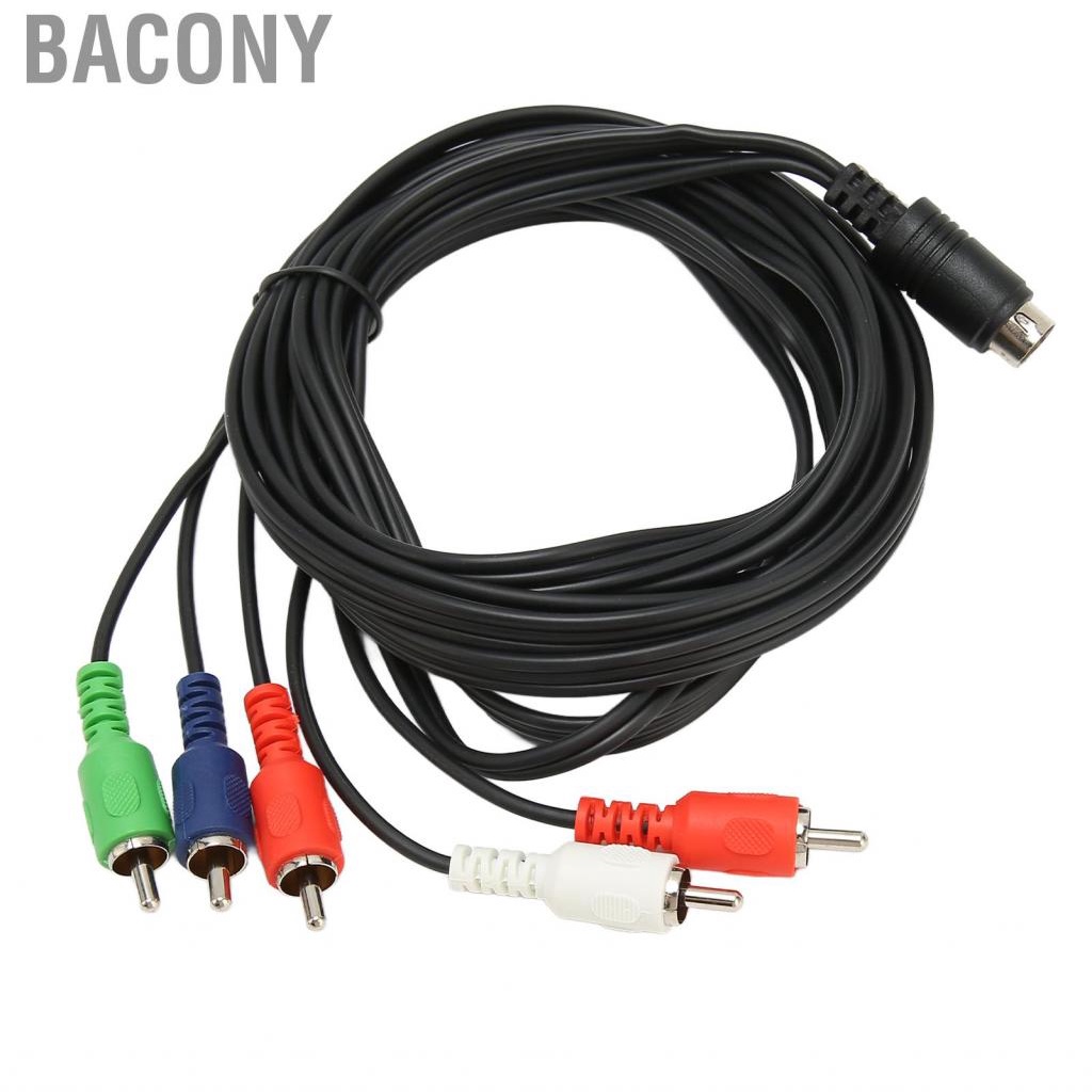 bacony-10-pin-av-din-cable-replacement-noise-reduction-to-5-rca-for-projectors-tvs