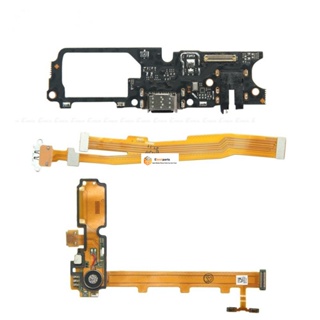 Guoyin- บอร์ดเชื่อมต่อสายชาร์จ USB สายเคเบิลแจ็คอ่อน สําหรับ OPPO A83 A79 A77 A75 A73 A72 A59 A37 5G