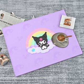 Sanrio Kuromi แผ่นไมโครไฟเบอร์ ดูดซับน้ําได้ดี ขนาด 18x24 นิ้ว สําหรับตากจาน กาแฟ บาร์