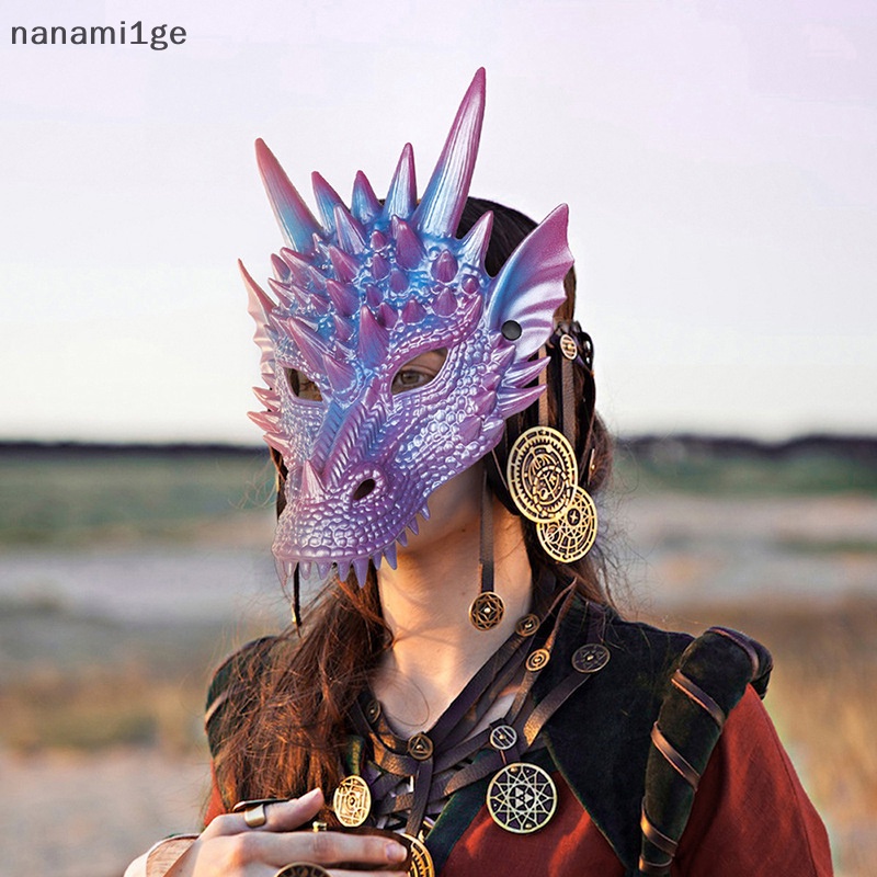 ใหม่ พร็อพคอสเพลย์สยองขวัญ Evil Dragon Monster แบบเต็มหัว สําหรับผู้ชาย