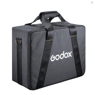 {Fsth} Godox ML Series กระเป๋าเคสใส่ไฟวิดีโอ LED กันกระแทก พร้อมที่จับด้านบน สําหรับ Godox ML30 ML30Bi ML60 ML60Bi 2-Light Kit