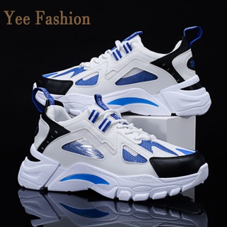YEE Fashion  รองเท้าผ้าใบผู้ชาย รองเท้าลำลองผู้ชาย  ท้าผ้าใบแฟชั่น สไตล์เกาหลี กีฬากลางแจ้ง ทำงาน ท้าลำลอง Korean Style ins คุณภาพสูง ทันสมัย XYD23902LK 37Z230910