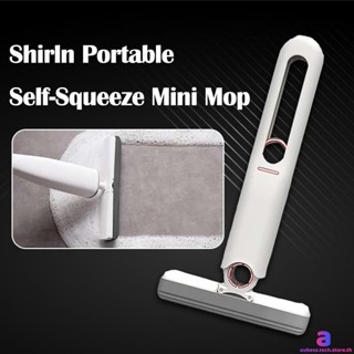 Mini Mops ฟองน้ำทำความสะอาดพื้น Squeeze Mop เครื่องมือทำความสะอาดในครัวเรือน รถบ้าน แบบพกพา Wiper Glass Screen Desk Cleaner Mop AUBESSTECHSTORE AUBESSTECHSTORE