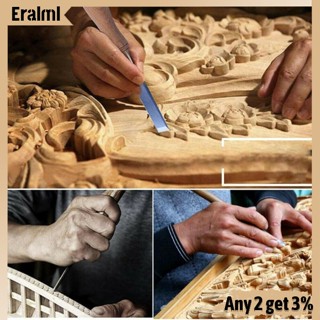 Eralml ชุดสิ่วแกะสลักไม้ แมนนวล สําหรับงานไม้ DIY 12 ชิ้น ต่อชุด