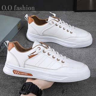 O.O fashion   รองเท้าผ้าใบผู้ชาย รองเท้าลำลองผู้ชาย  ผ้าใบแฟชั่น สไตล์เกาหลี กีฬากลางแจ้ง ทำงาน ลำลอง Comfortable High quality Chic สวยงาม XBX2390MNT 37Z230910
