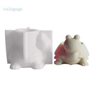 Colo แม่พิมพ์ซิลิโคน รูปเต่า 3D สําหรับทําคอนกรีต กระถางดอกไม้ เต่า