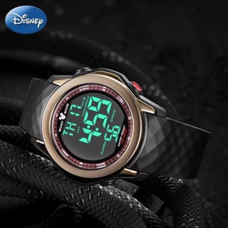 Disney นาฬิกาข้อมือดิจิทัล กันน้ํา ลายธีมดิสนีย์ สําหรับเด็กนักเรียน