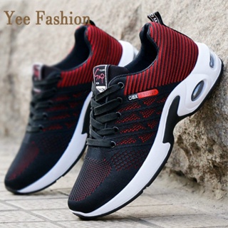 YEE Fashion รองเท้าผ้าใบผู้ชาย รองเท้าลำลองผู้ชาย  ท้าผ้าใบแฟชั่น สไตล์เกาหลี กีฬากลางแจ้ง ทำงาน ท้าลำลอง XYD2390VSZ 37Z230912