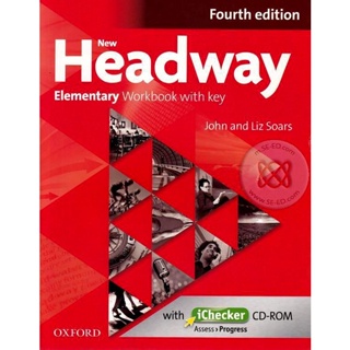 Bundanjai (หนังสือคู่มือเรียนสอบ) (ใช้ ISBN 9780194770507 แทน) New Headway 4th ED Elementary : Workbook with Key