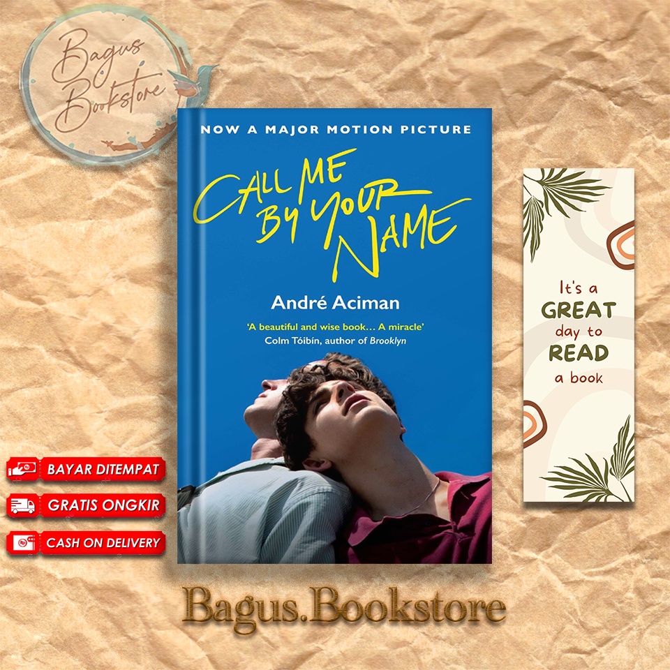 Call Me by Your Name André Aciman (ภาษาอังกฤษ) bagus.bookstore Shopee Thailand