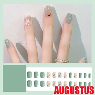 Augustus ผลไม้ เล็บปลอม มะนาว ญี่ปุ่น ตกแต่งเล็บปลอม เครื่องมือทําเล็บ กดบนเล็บ เล็บปลอมเกาหลี