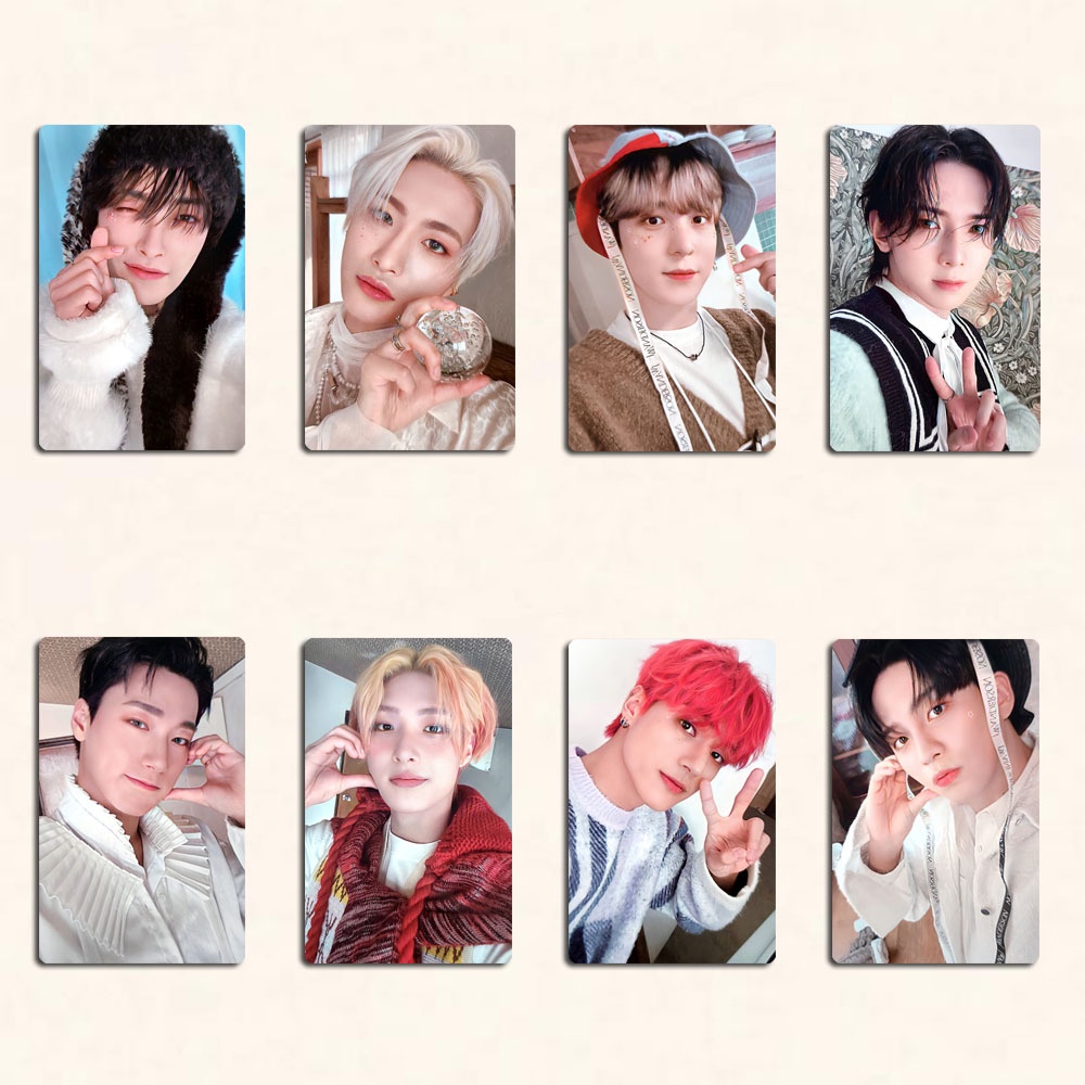 โฟโต้การ์ด Kpop Idol ATEEZ 4th ATINY MEMBERSHIP KIT Shopee Thailand