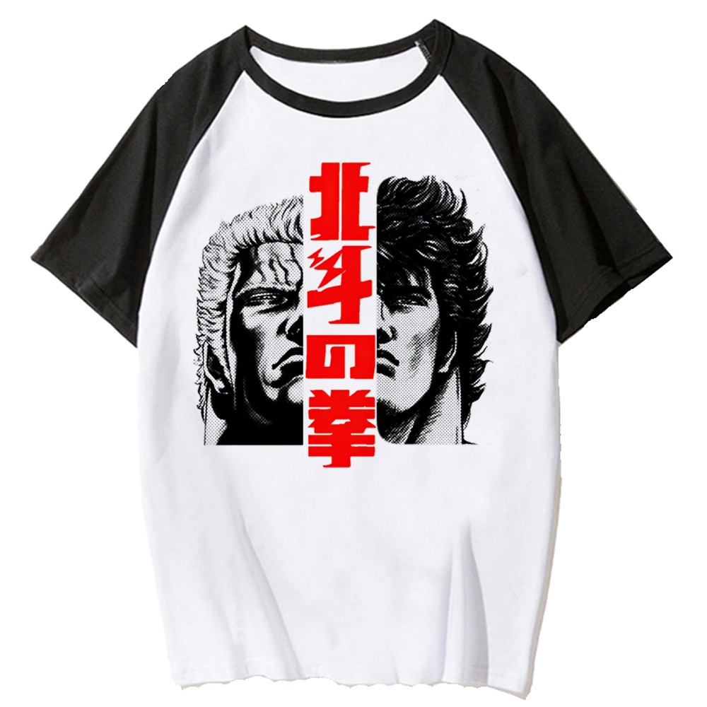 kenshiro-เสื้อยืด-ลายการ์ตูนอนิเมะ-สําหรับผู้หญิง