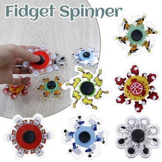 ของเล่น Fidget Spinner Naruto Among Us Goku Spinning สําหรับเด็ก Q7R5