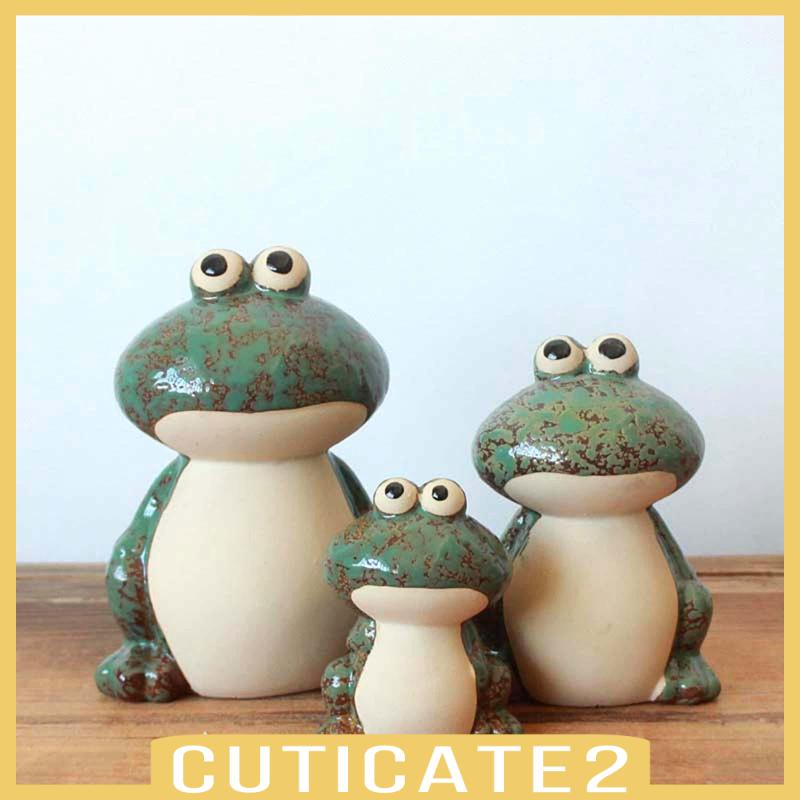 cuticate2-รูปปั้นกบเซรามิค-ขนาดเล็ก-สไตล์โมเดิร์น-สําหรับเก็บสะสม-3-ชิ้น