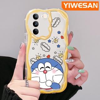 เคสโทรศัพท์มือถือ ซิลิโคนนุ่ม ใส กันกระแทก ลายการ์ตูนโดราเอมอน สําหรับ vivo V27 Pro 5G V27E 5G S16 Pro 5G S16E 5G