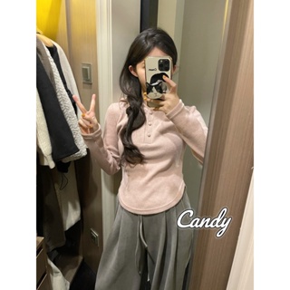 Candy Kids   เสื้อผ้าผู้ญิง แขนยาว แขนเสื้อยาว คลุมหญิง สไตล์เกาหลี แฟชั่น  Unique Beautiful ทันสมัย High quality  ทันสมัย พิเศษ ทันสมัย fashion A98J910 39Z230926