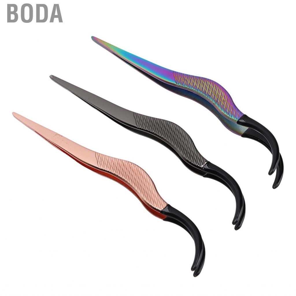 boda-lash-tweezer-curved-jaw-good-resilience-eyelash-for-makeup-shop