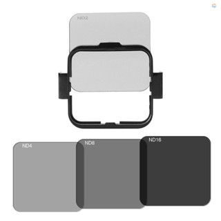 {Fsth} Andoer Square Lens Filter Protector Kit Set(ND2/ND4/ND8/ND16) Replacement for  Hero4 Session w/ Filter Mounting Frame Holder