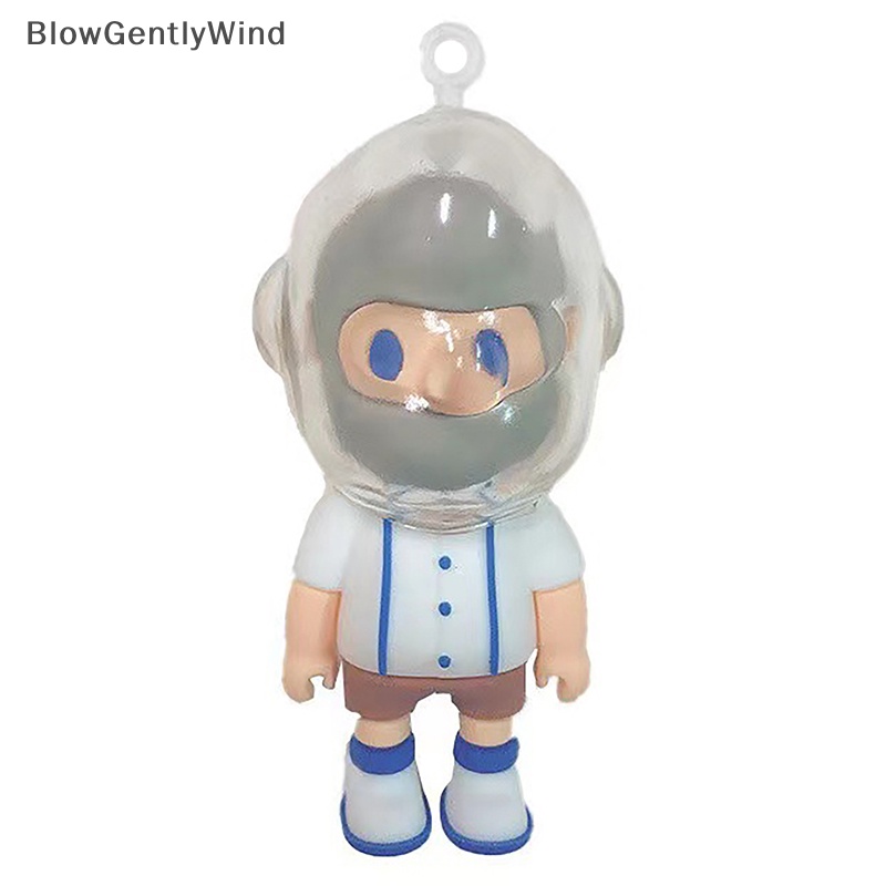 blowgentlywind-พวงกุญแจ-จี้ตุ๊กตา-pvc-ลายการ์ตูน-สําหรับตกแต่งภายในรถยนต์-bgw