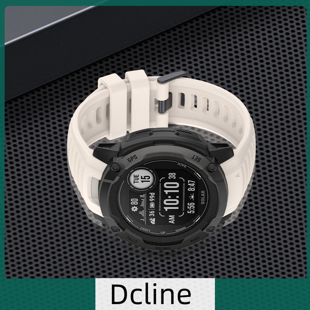 dcline-th-สายนาฬิกาข้อมือซิลิโคน-ปรับได้-สําหรับ-garmin-instinct-2x