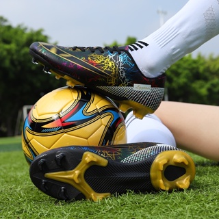 พร้อมส่ง รองเท้าบูทฟุตบอล ข้อสั้น ขนาดใหญ่ 35-47 สําหรับฝึกซ้อมฟุตบอลกลางแจ้ง ในร่ม เท้า