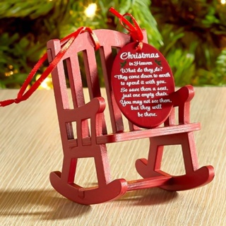 Christmas_ เก้าอี้โยก ขนาดเล็ก สําหรับตกแต่งบ้าน เทศกาลคริสต์มาส