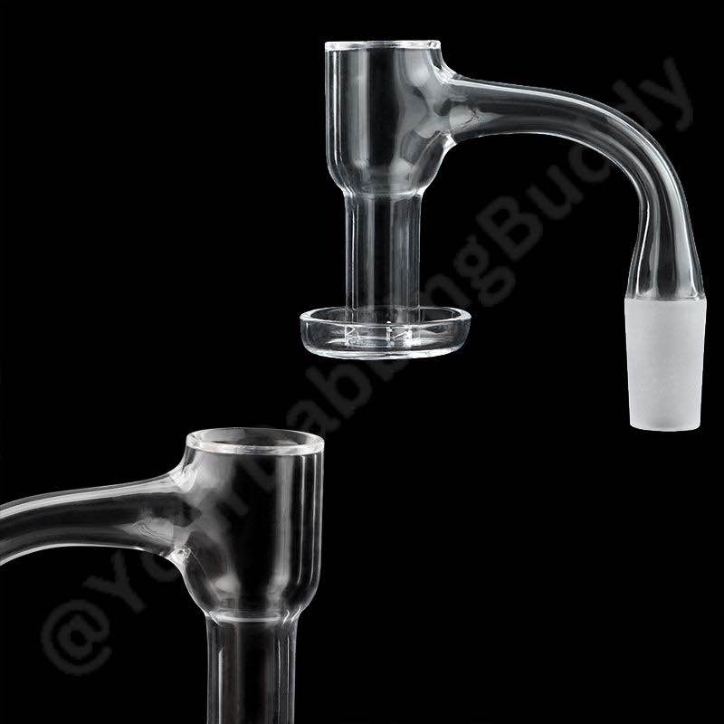 Costeffective Full Weld Beveled Edge Quartz Terp Slurpers Banger (45/