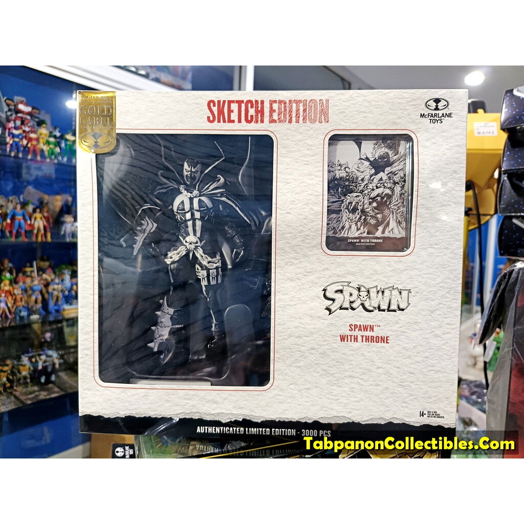 2023.10] McFarlane Spawn with Throne Sketch 7in Figure - EE