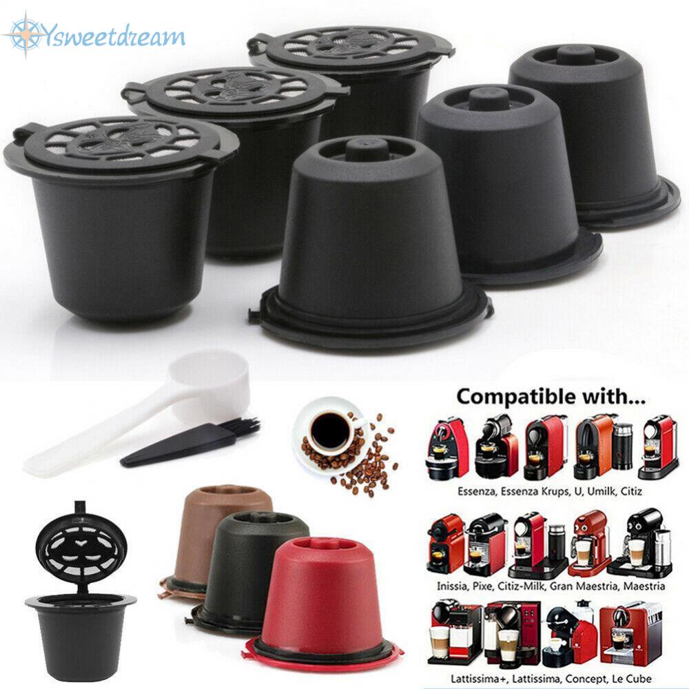 【SWTDRM】6PCS Reusable Coffee Pods for Nespresso Maker Eco friendly and