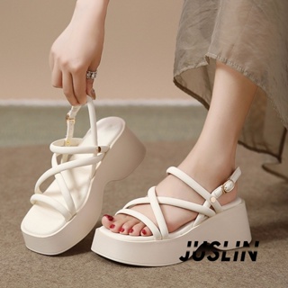 JUSLIN   รองเท้าแตะผู้หญิง ส้นแบน ใส่สบาย สไตล์เกาหลี รองเท้าแฟชั่น 2023 ใหม่  พิเศษ รุ่นใหม่ คุณภาพสูง Stylish B98G0PV 37Z230910