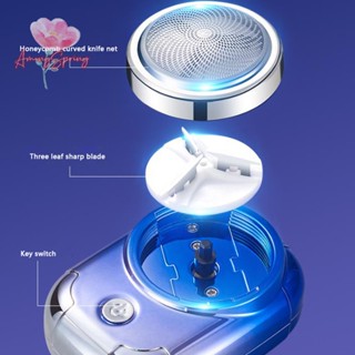 Amongspring&gt; เครื่องโกนหนวดไฟฟ้า ขนาดเล็ก แบบพกพา ชาร์จเร็ว เหมาะกับของขวัญวันพ่อ สําหรับผู้ชาย