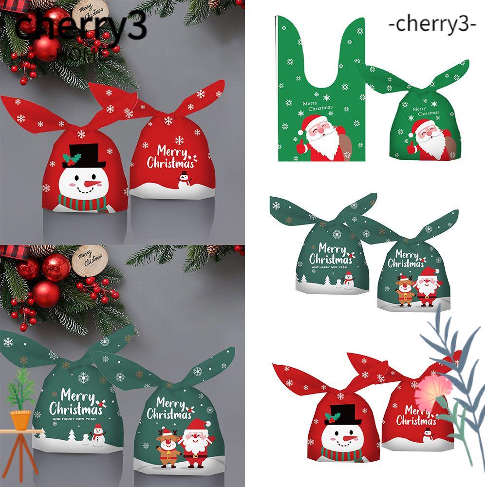 cherry3-ถุงขนมคุกกี้-ลายซานต้าคลอส-50-ชิ้น