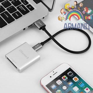 [armani1.th] อะแดปเตอร์การ์ดหน่วยความจํา CF USB 3.1 Gen 2 10Gbps แบบพกพา สําหรับ MacBook iPad Chromebook