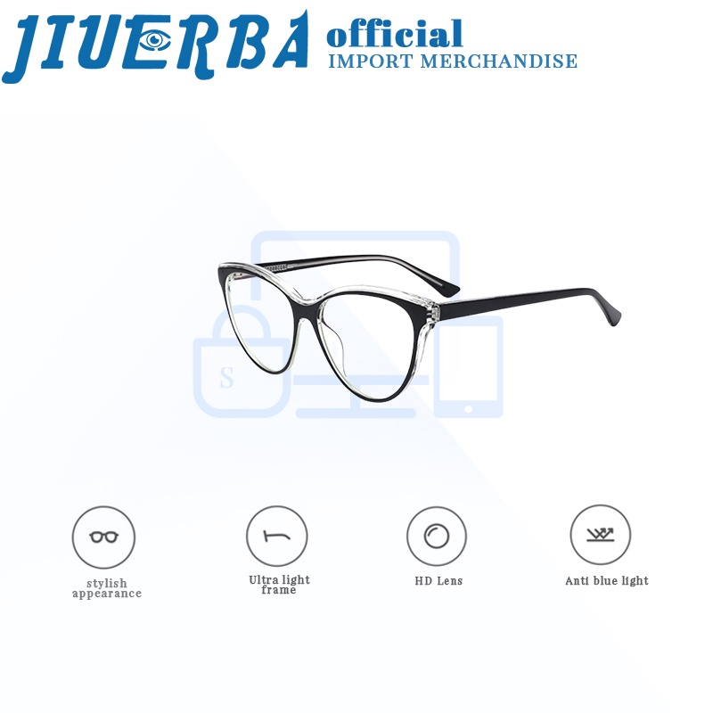 jiuerba-แว่นตา-tr90-ป้องกันรังสียูวี-ป้องกันแสงสีฟ้า-สไตล์คลาสสิก-แฟชั่นเรโทร-สําหรับผู้ชาย-และผู้หญิง