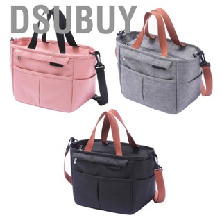 Dsubuy Lunch Bag Handheld Oxford Cloth Thermal Insulated Container Picnic Heat Preservation