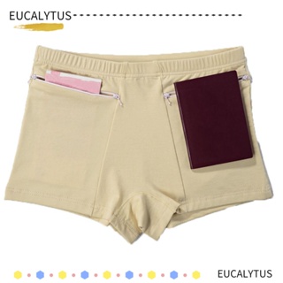 Eutus กางเกงชั้นใน ขาสั้น ยืดหยุ่น ป้องกันการเสียดสี ขนาดใหญ่ สําหรับผู้หญิง