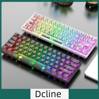 [Dcline.th] คีย์บอร์ดเล่นเกม RGB 61 คีย์ 3 โหมด สําหรับคอมพิวเตอร์ตั้งโต๊ะ